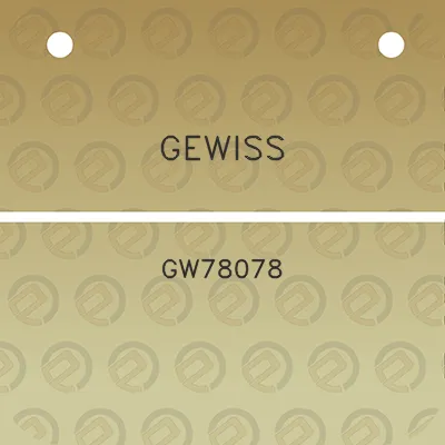 gewiss-gw78078