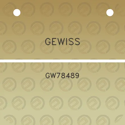 gewiss-gw78489