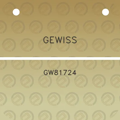 gewiss-gw81724