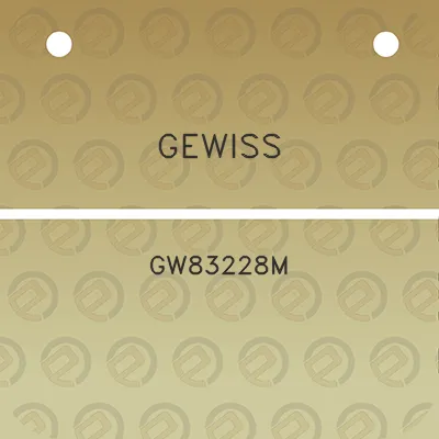 gewiss-gw83228m
