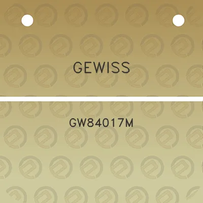 gewiss-gw84017m