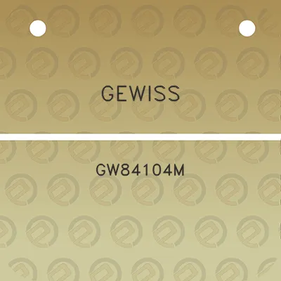 gewiss-gw84104m