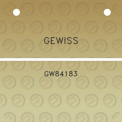 gewiss-gw84183