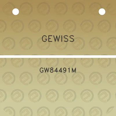 gewiss-gw84491m