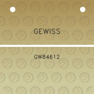 gewiss-gw84612