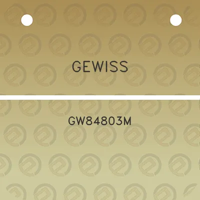 gewiss-gw84803m