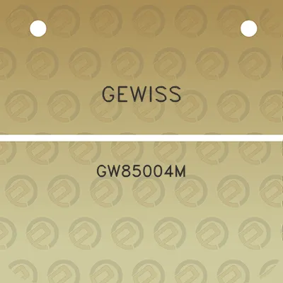 gewiss-gw85004m