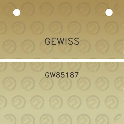 gewiss-gw85187