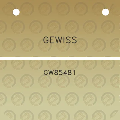 gewiss-gw85481