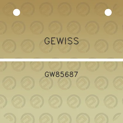 gewiss-gw85687