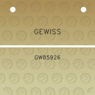 gewiss-gw85926