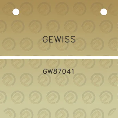 gewiss-gw87041