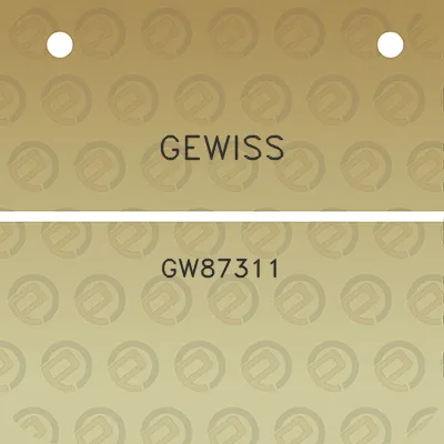 gewiss-gw87311