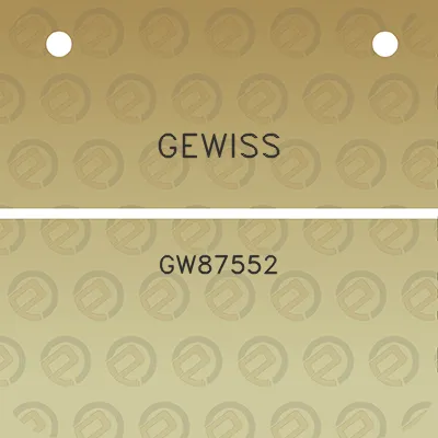 gewiss-gw87552