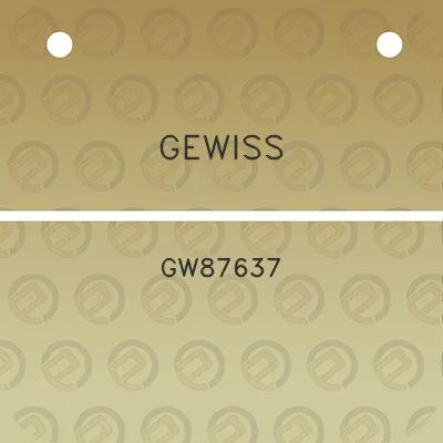 gewiss-gw87637