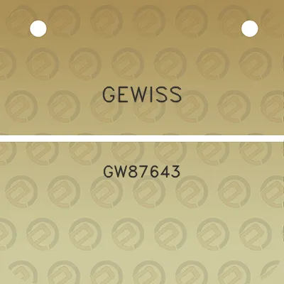 gewiss-gw87643