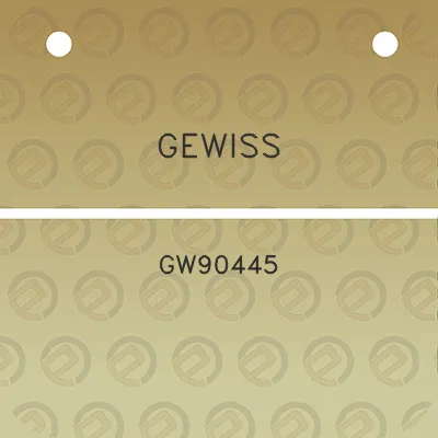 gewiss-gw90445