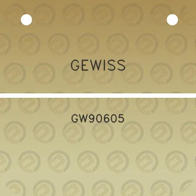gewiss-gw90605