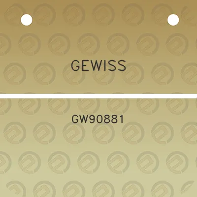 gewiss-gw90881