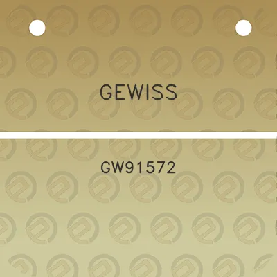 gewiss-gw91572