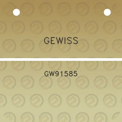 gewiss-gw91585