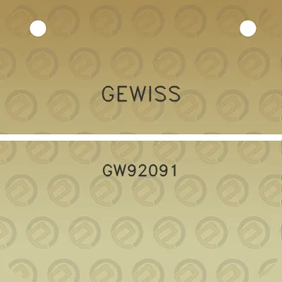 gewiss-gw92091