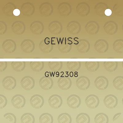 gewiss-gw92308