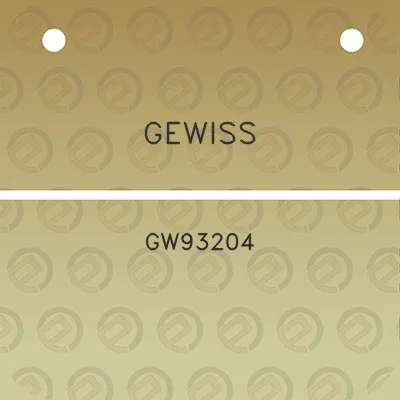 gewiss-gw93204