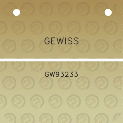 gewiss-gw93233