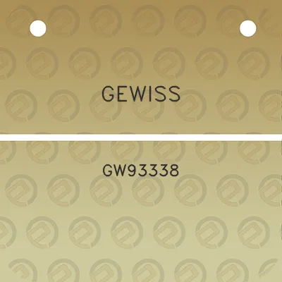 gewiss-gw93338