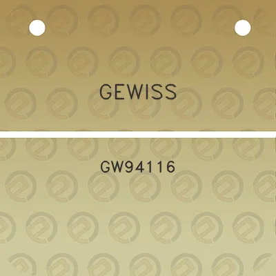 gewiss-gw94116