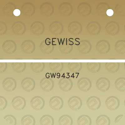 gewiss-gw94347