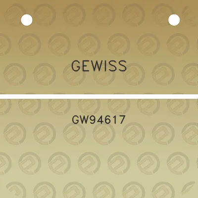gewiss-gw94617