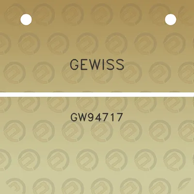 gewiss-gw94717