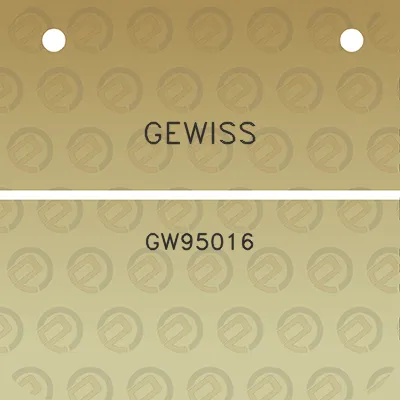 gewiss-gw95016