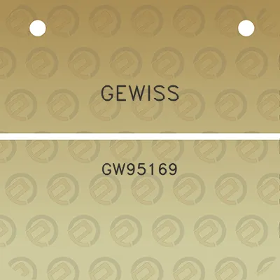 gewiss-gw95169