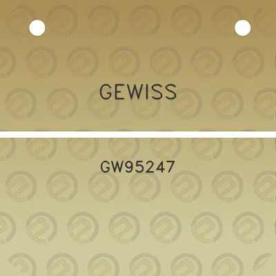 gewiss-gw95247