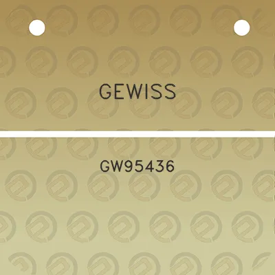 gewiss-gw95436