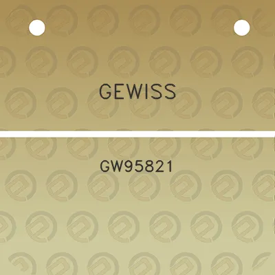 gewiss-gw95821