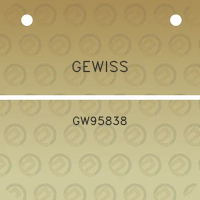 gewiss-gw95838