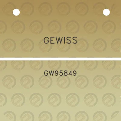 gewiss-gw95849