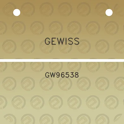 gewiss-gw96538