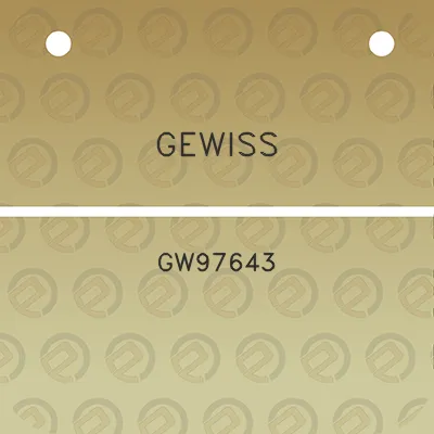 gewiss-gw97643