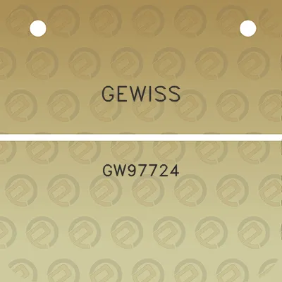 gewiss-gw97724