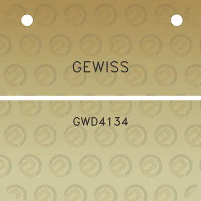 gewiss-gwd4134