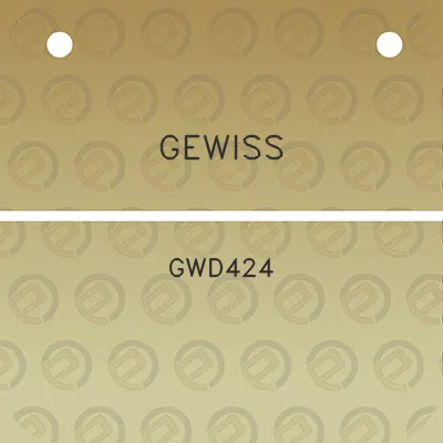 gewiss-gwd424