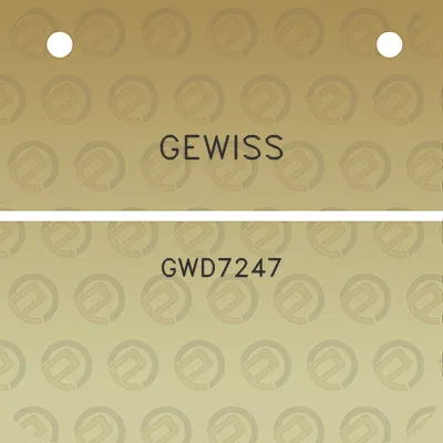 gewiss-gwd7247