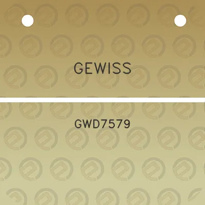 gewiss-gwd7579