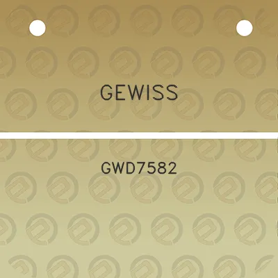 gewiss-gwd7582