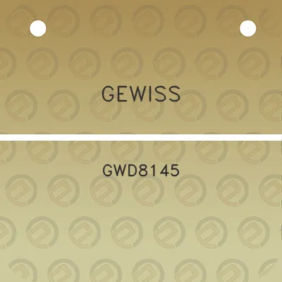 gewiss-gwd8145